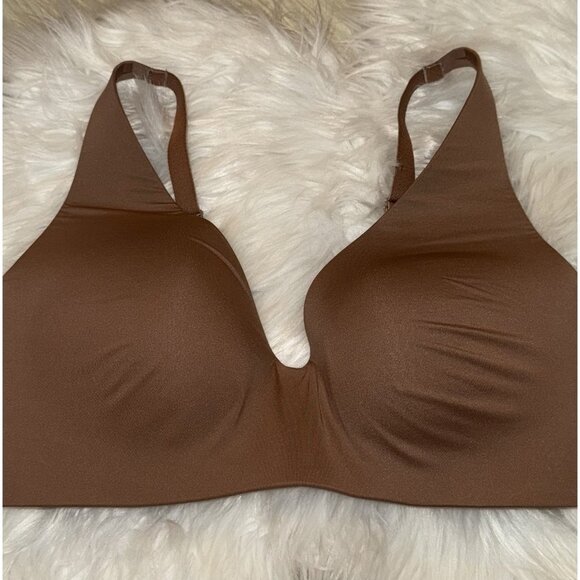 Gap Body Everyday Wire Free Bra Lightly Lined Womens 34D Brown New Nwt - Picture 3 of 6